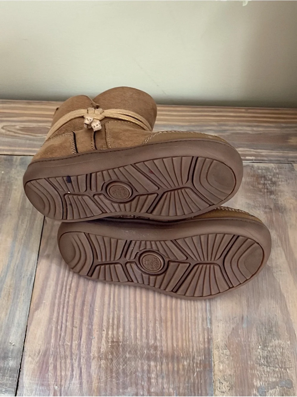 Stride Rite Toddler Leather Ankle Zip Booties